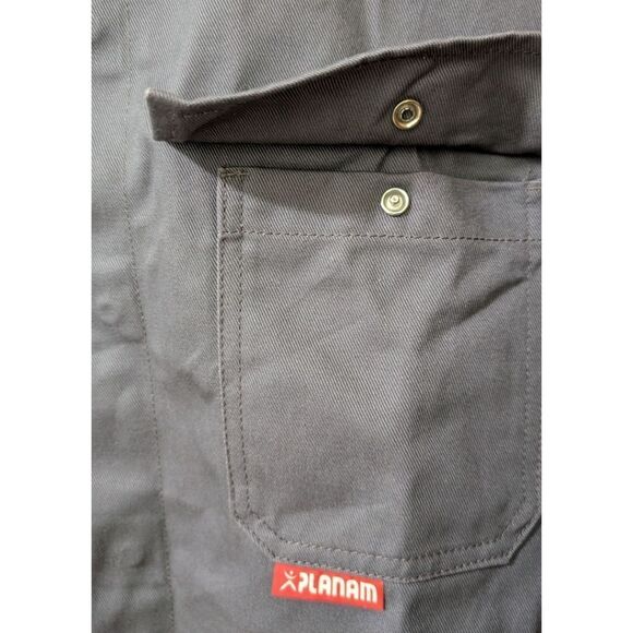 Planam Work Jacket "hot/welding" Grey Men's US 44, XL, Flame-Retardant - Picture 10 of 13